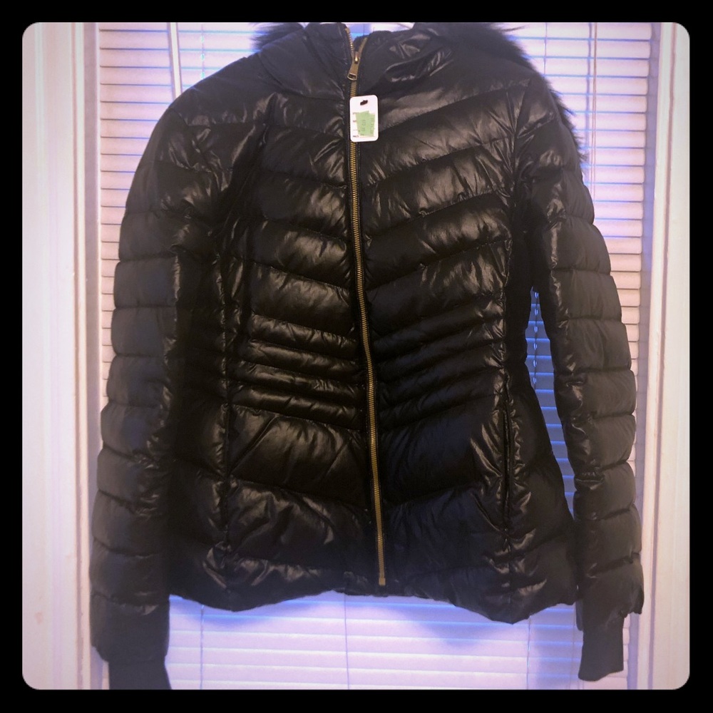 Women’s Andrew Marc Buffer Jacket size M Black